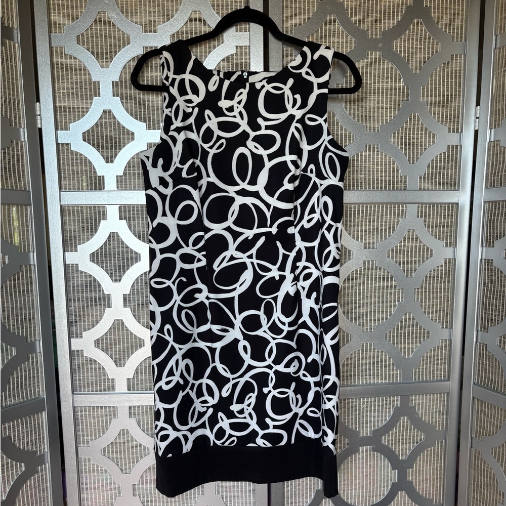 Alyx Black and White Sheath Mini Dress